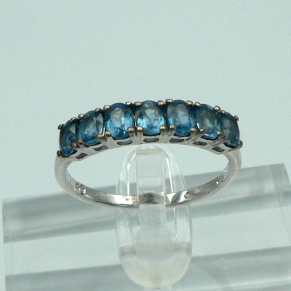 Sz 9 Genuine Teal Kyanite Ring NWOT - Picture 1 of 5